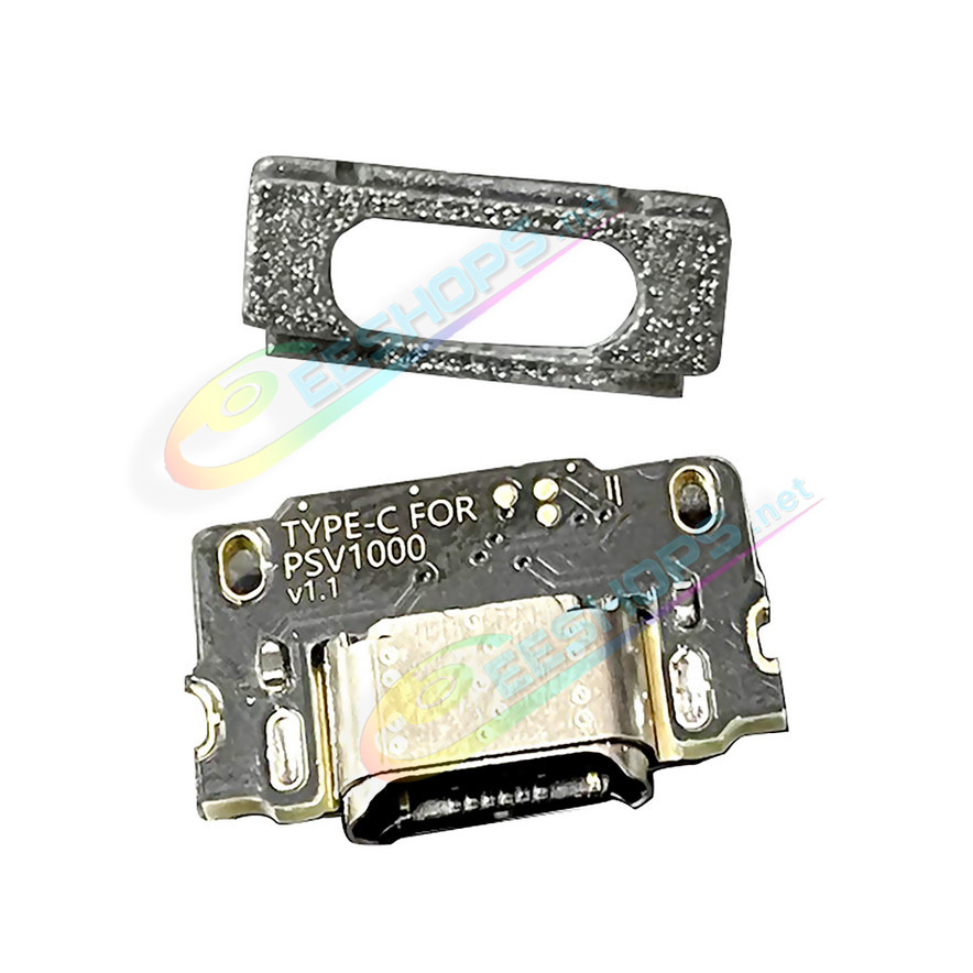 Best Sony Playstation Vita 1000 Type-C Charge Port Mod Kit Replacement, Cheap New PS Vita 1000 PSV1000 Handheld Game Console DIY USB-C C-to-C Charging / Data Socket Interface Module with Holder Sleeve 100% Fit Accessories Free Shipping