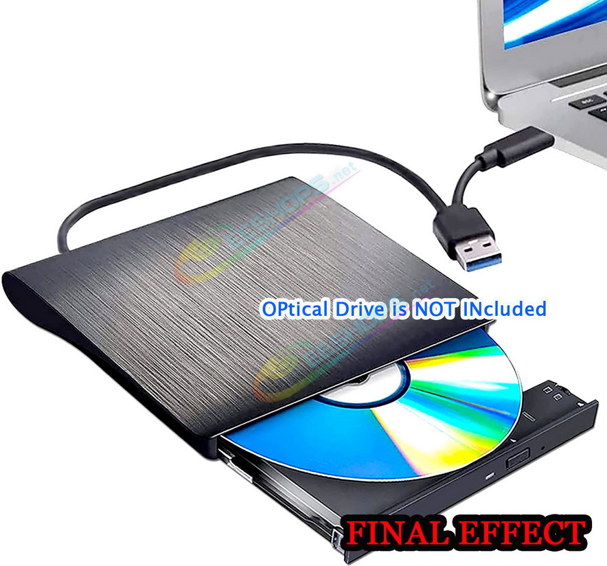 Best USB 3.0 & Type-C 2-in-1 External BD/DVD/CD Burner & Player Housing Case Enclosure Kit Portable Pop-up ODD Caddy Black, Cheap for HP Dell Lenovo Acer Asus Sony Samsung Toshiba Laptops Internal 12.7mm Slim Tray SATA Optical Drive Free Shipping