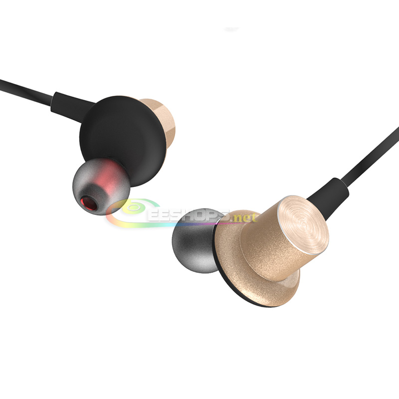 Neckband Bluetooth Headphones Wireless Stereo in-Ear Earphone Earbuds Mic 8 7 X 4 5 iPhone 7 8 6S 6 Plus 6 X Se 5 5S 4 Runners Running Sports Gym Exercises Golden Color