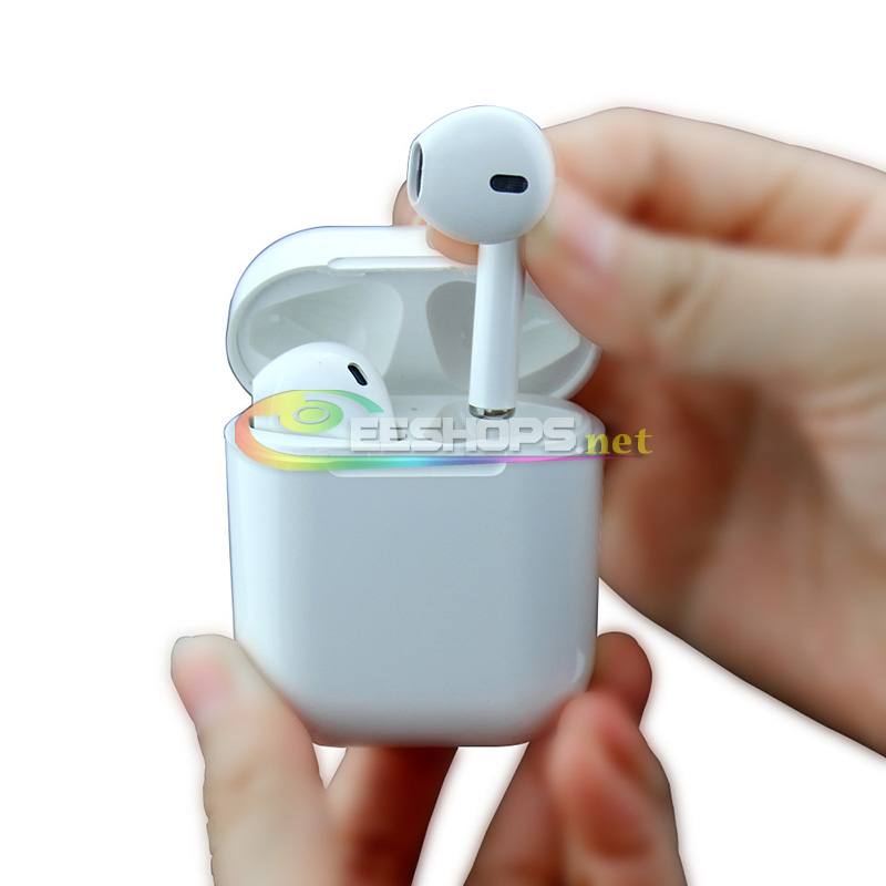Cordless Bluetooth Earbuds Wireless Earphones in-Ear Headphones with Microphone Mic for 8 7 X 4 5 iPhone 7 8 6S 6 Plus 6 X Se 5 5S 4 Runners Running Sports Gym Exercises with Charging Dock Case