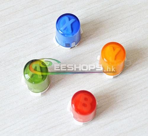 New Cheap ABXY Key Button A B X Y Keys Buttons 4pcs Set for Xbox 360 Wireless Xbox360 Wired Controller Replacement Spare Parts