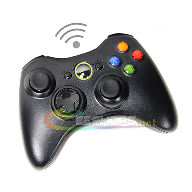Cheap Genuine New Wireless Controller Controllers for Microsoft Xbox 360 S Slim Live Game Console Glossy Black Free Shipping