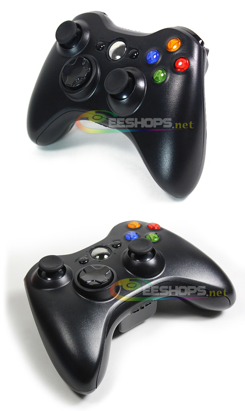 Cheap Genuine New Wireless Controller Controllers for Microsoft Xbox 360 S Slim Live Game Console Glossy Black Free Shipping