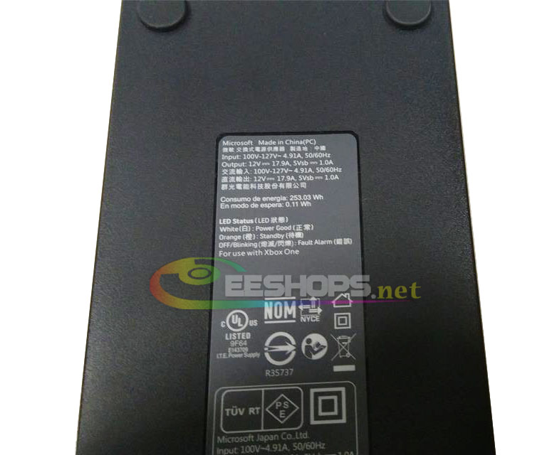 100% New Genuine New Power Supply Unit AC Adapter Adaptor 110V for Microsoft Xbox One XboxOne Game Console Replacement Free Shipping