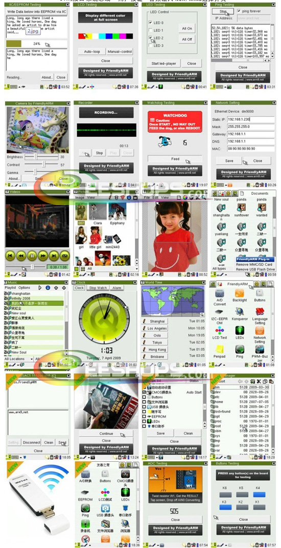 FriendlyARM 256M Mini2440 Arm9 S3C2440 Development Developing Board 256MB Nand Flash + 3.5 FriendlyARM 256M Mini2440 Arm9 S3C2440 Development Developing Board 256MB Nand Flash + 3.5