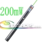 Green Laser Pointers 200mW Deluxe Silver