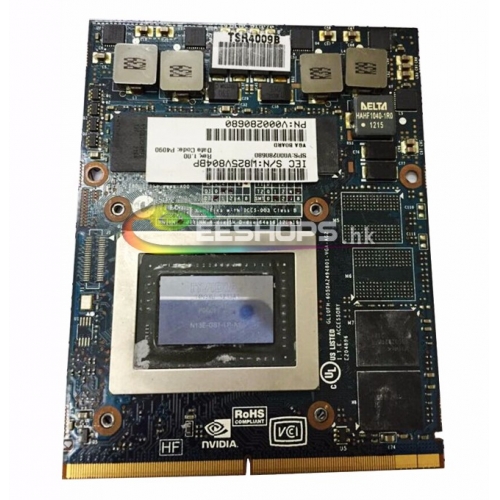 Toshiba Qosmio X870 X875 X775 X770 Laptop NVIDIA GeForce GTX 560M GTX560M GDDR5 1.5GB Graphics Video Card N12E-GS-A1 VGA Board Replacement