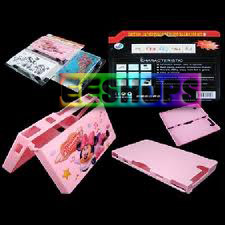 Nintendo NDSi Crystal Case with Cartoon Leater Pouch 3 Colors