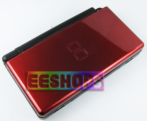 Nintendo NDS DS Lite Handheld Case Shell Black Red