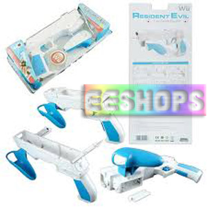 Ntendo Wii Resident Evil Laser Gun in Blue