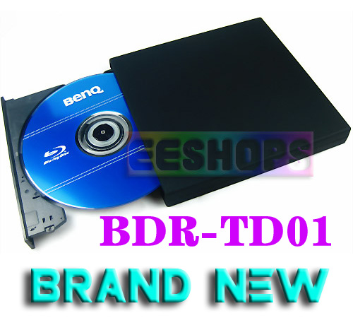 Pioneer BDR TD01 Blu-Ray 4X Burner USB 2.0 External DVD Drive