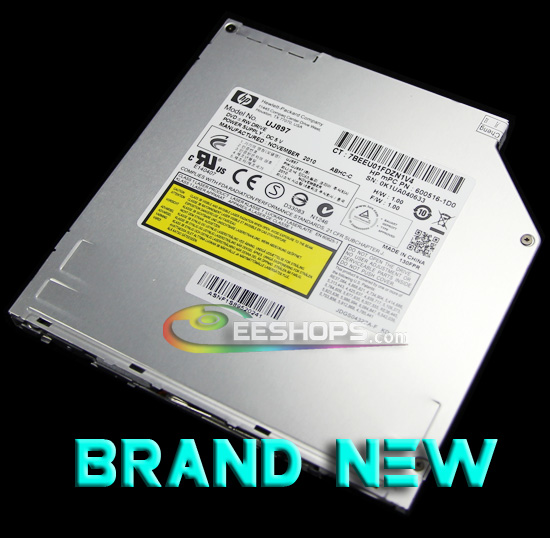 New HP SuperDrive 8X DL DVD CD RW Slot-in Super Slim 9.5mm Internal SATA Drive HL UJ-897 UJ897 New HP SuperDrive 8X DL DVD CD RW Slot-in Super Slim 9.5mm Internal SATA Drive HL UJ-897 UJ897