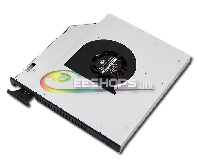 Notebook PC 9.5mm SATA CD DVD Optical Drive Replacement 2nd M.2 PCIE3.0 SSD Caddy Enclosure Internal CPU Cooling Fan Radiator