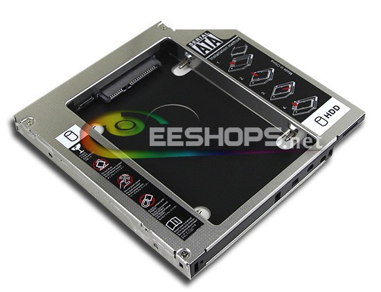 rand New 2nd HDD SSD Caddy SATA3 Second Hard Drive Enclosure DVD SuperDrive Optical Bay 