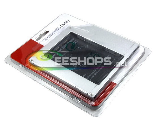 Laptop 9.5mm IDE PATA CD DVD SuperDrive Optical Drive Bay 2nd HDD SSD Caddy Second Hard Disk Enclosure Replacement