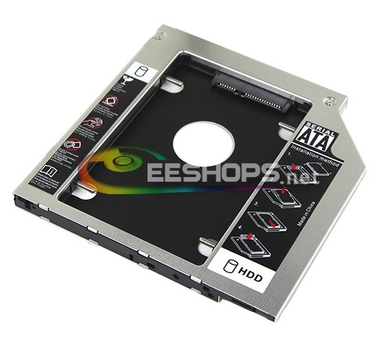 Second Hard Disk Drive Enclosure 2nd HDD SSD Caddy DVD Optical Bayfor Samsung Series 3 NP300 NP300E5E NP300E7A Notebook PC