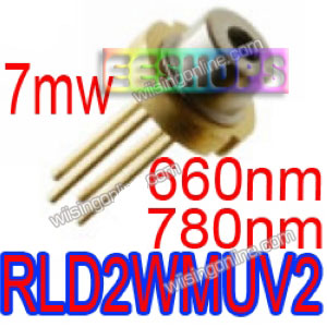 ROHM RLD2WMUV2 660nm / 780nm 7mw Dual Wave Low Power DVD Laser Diode ROHM RLD2WMUV2 660nm / 780nm 7mw Dual Wave Low Power DVD Laser Diode
