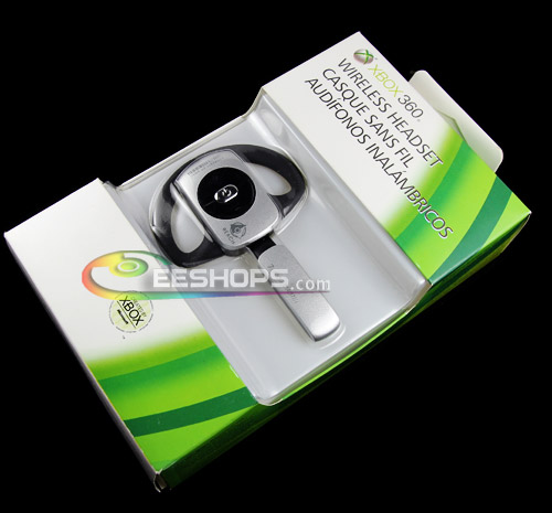 Offical Microsoft Xbox 360 Slim Wireless Headset With USB Charger Cable Silver Offical Microsoft Xbox 360 Slim Wireless Headset With USB Charger Cable Silver