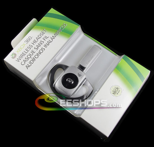Offical Microsoft Xbox 360 Slim Wireless Headset With USB Charger Cable Silver Offical Microsoft Xbox 360 Slim Wireless Headset With USB Charger Cable Silver