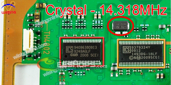 Original PS3 Slim Cryatal 14.318Mhz Repair Part Replacement Original PS3 Slim Cryatal 14.318Mhz Repair Part Replacement